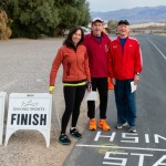 Susan, Steve and Mike before Death Valley Half-Marathon